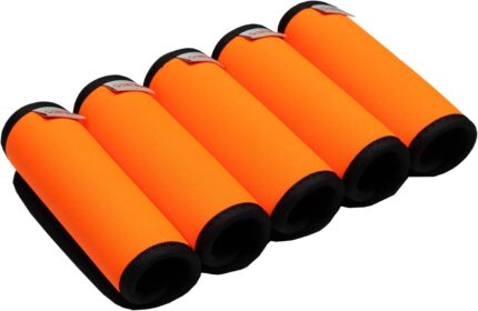 Neoprene Luggage Handle Wrap 5pcs Pack Neon Luggage Tags/Identifiers