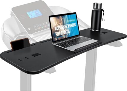 Nnewvante Treadmill Desk Attachment,Bamboo Laptop Holder