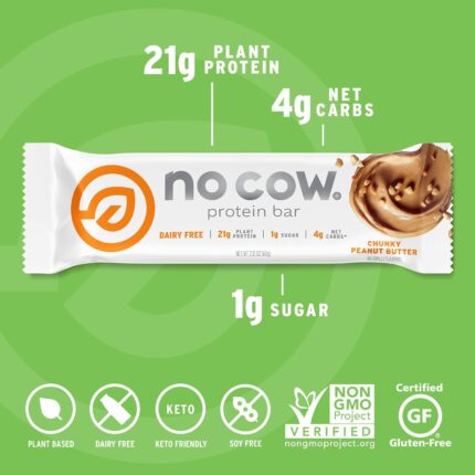 No Cow Protein Bars, Brand Sampler Pack - Healthy Snacks, 20g Vegan