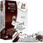 NuGo Dark Chocolate Chocolate Chip, 12g Vegan Protein, 200 Calorie,