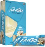 NuGo Protein Bar, Vanilla Yogurt, 11g Protein, 170 Calories, Gluten