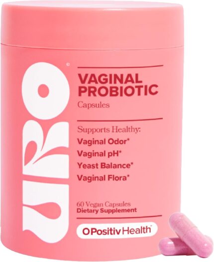 O Positiv URO Vaginal Probiotics for Women pH Balance with