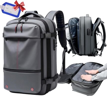 OKAERI. Extra Large Vacuum Carry on Travel Backpack Expandable System