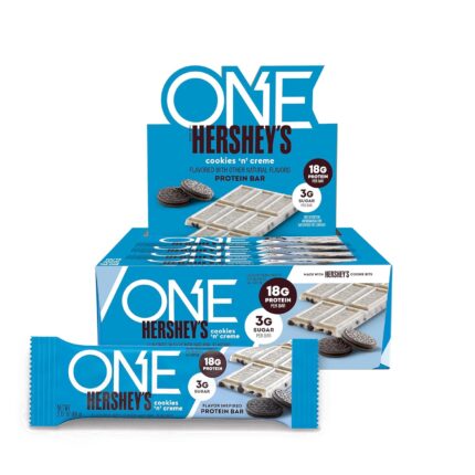 ONE Protein Bars, Hershey's Cookies 'n' Creme, Gluten Free with 18g