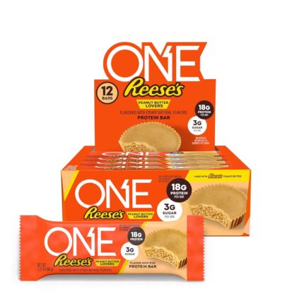 ONE Protein Bars, Reese's Peanut Butter Lovers, Gluten Free with 18g