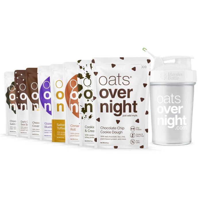 Oats Overnight Dessert Variety Pack - High Protein, High Fiber