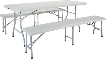 Office Star Resin Furniture for Indoor or Outdoor Use, 3-Piece Set, 2