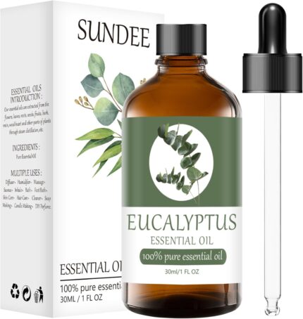 Organic Eucalyptus Essential Oils Aromatherapy 1 Fl Oz 100% Pure