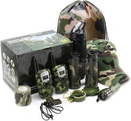 Outdoor Adventure Kit for Kids – Premium Camouflage Camping Gear with