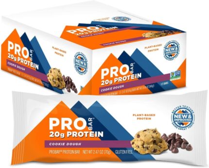 PROBAR - PROTEIN Bar, Cookie Dough, Non-GMO, Gluten-Free, Healthy,