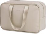 PU Leather Large Travel Toiletry Bag Women Toiletries Bag Skincare Bag