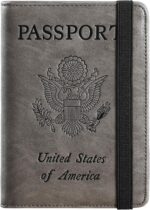 Passport Holder Cover Wallet Travel Essentials RFID Blocking Leather