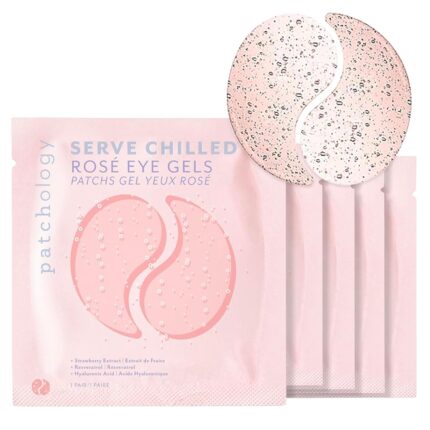 Patchology Serve Chilled Rosé Hydrating Under Eye Patches – Hyaluronic