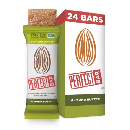 Perfect Bar Original Refrigerated Protein Bar, Almond Butter, 2.5