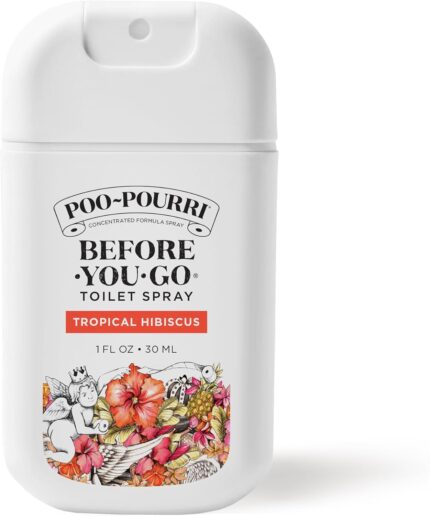 Poo-Pourri Before-You-Go Toilet Spray, Tropical Hibiscus, 1 Fl Oz