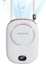 Portable Neck Fan, Mini Small Personal Handheld Fan USB Rechargeable 3