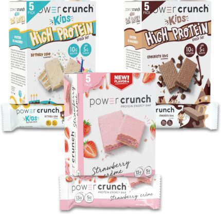 Power Crunch Protein Wafer Bars and Power Crunch KIDS Protein Bars,