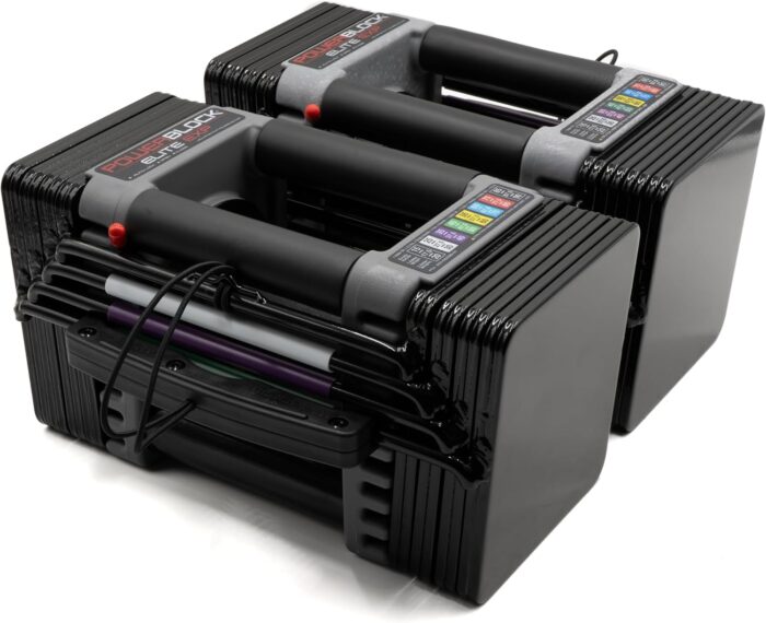 PowerBlock Elite EXP Adjustable Dumbbells, Sold in Pairs,