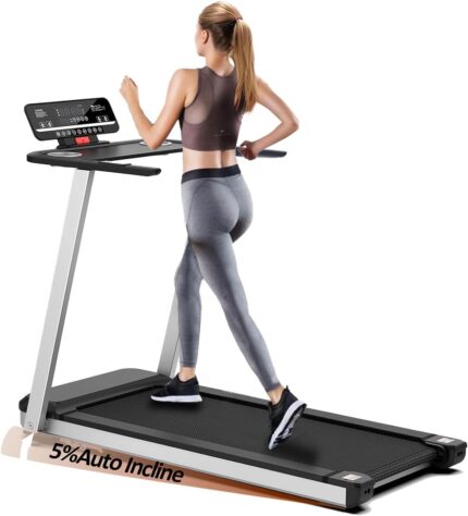 Premium Home Treadmill with Incline – Supports Up to 265