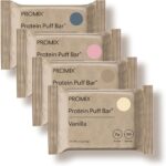 Promix Protein Puff Bars, 12-Pack - Variety Pack - Vanilla, Chocolate,
