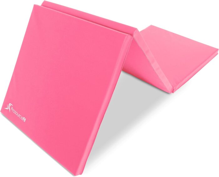 ProsourceFit Tri-Fold Folding Thick Exercise Mat 6'x2' with