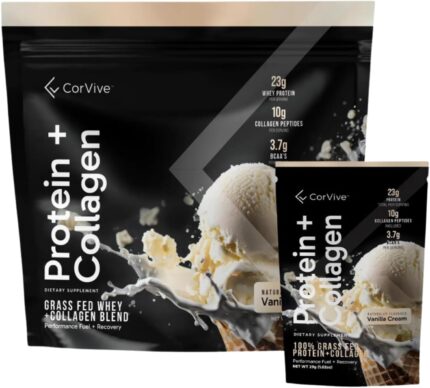 Protein + Collagen Powder | 23g Protein (Grass-Fed Whey + Collagen) |