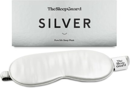 Pure Silk Sleep Mask [100% 6A Mulberry Silk, 22 Momme] Light Blocking