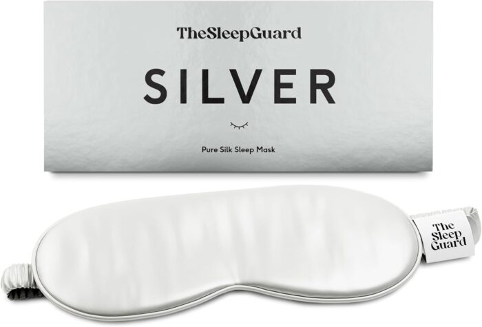 Pure Silk Sleep Mask [100% 6A Mulberry Silk, 22 Momme] Light Blocking