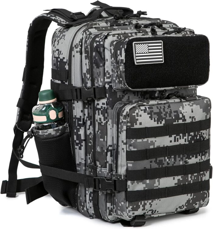 QT&QY 25L/35L/45L Military Tactical Backpack For Men Molle Daypack 3