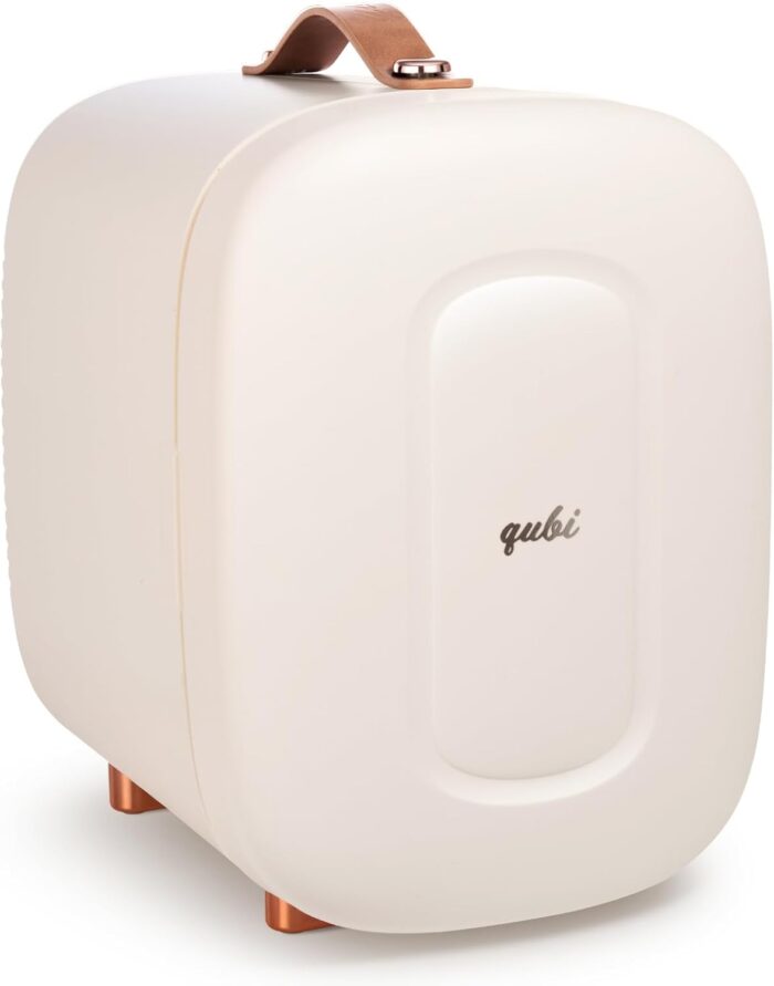 QUBI Mini Fridge, Professional Compact Fridge For Skincare, Mini