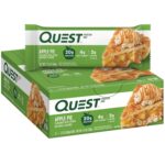 Quest Nutrition Apple Pie Protein Bar, 20g Protein, 4g Net Carbs, 2g