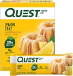 Quest Nutrition Lemon Cake Protein Bars, High Protein, Low Carb,