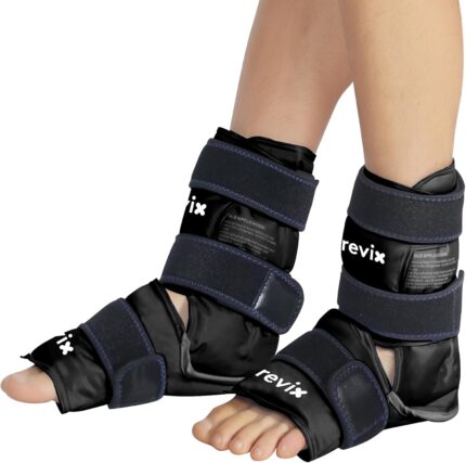 REVIX Ice Packs for Ankle Injuries Reusable, Ankle Ice Wrap with Cold