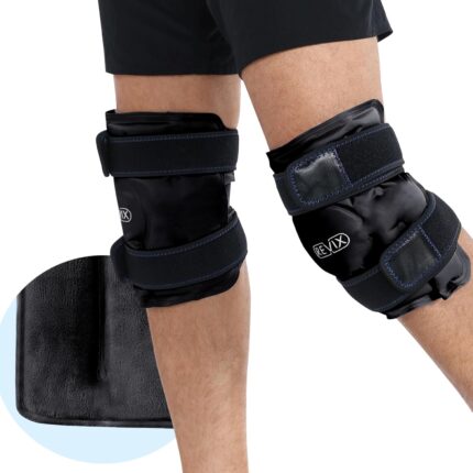 REVIX Ice Packs for Knee Relaxation, Reusable Gel Ice Wraps with Cold