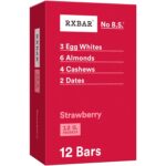 RXBAR Protein Bars, 12g Protein, Gluten Free Snacks, Strawberry, 22oz