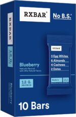RXBAR Protein Bars, Protein Snack, Snack Bars, Blueberry, 18.3oz Box