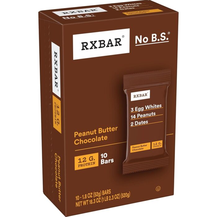 RXBAR Protein Bars, Protein Snack, Snack Bars, Peanut Butter