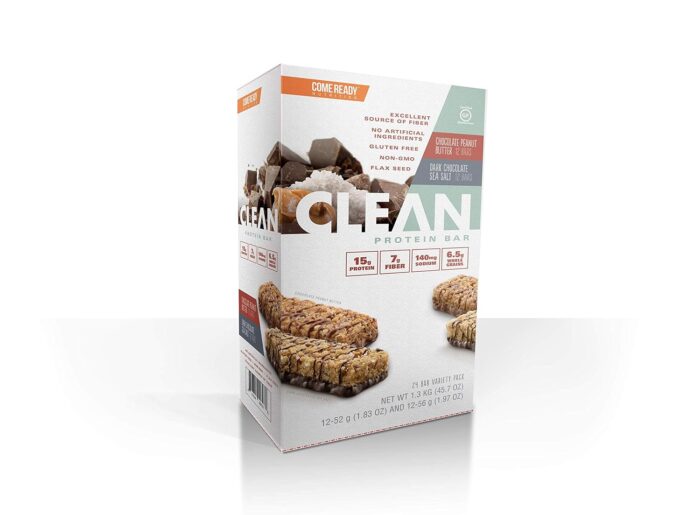 Ready Nutrition CLEAN Bar, 15g Protein for Lean Muscle Mass, 7g Fiber