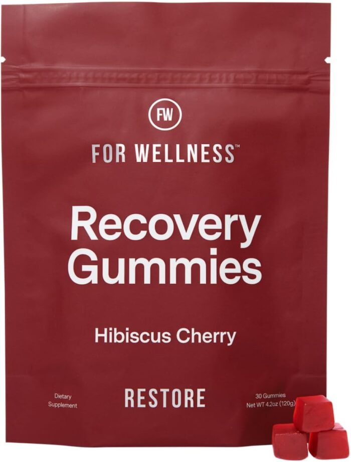 Recovery Gummies - Tart Cherry Gummies for Muscle Recovery - Hibiscus