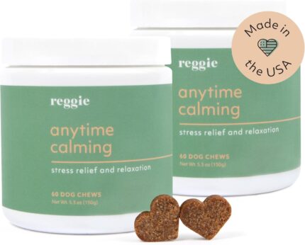 Reggie Anytime Calming Chews for Dogs | Natural Calming Dog Treats to