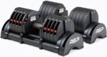 Rep Fitness Quickdraw Adjustable Dumbbells, Multiple weight