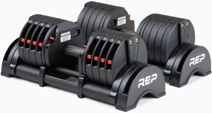 Rep Fitness Quickdraw Adjustable Dumbbells, Multiple weight