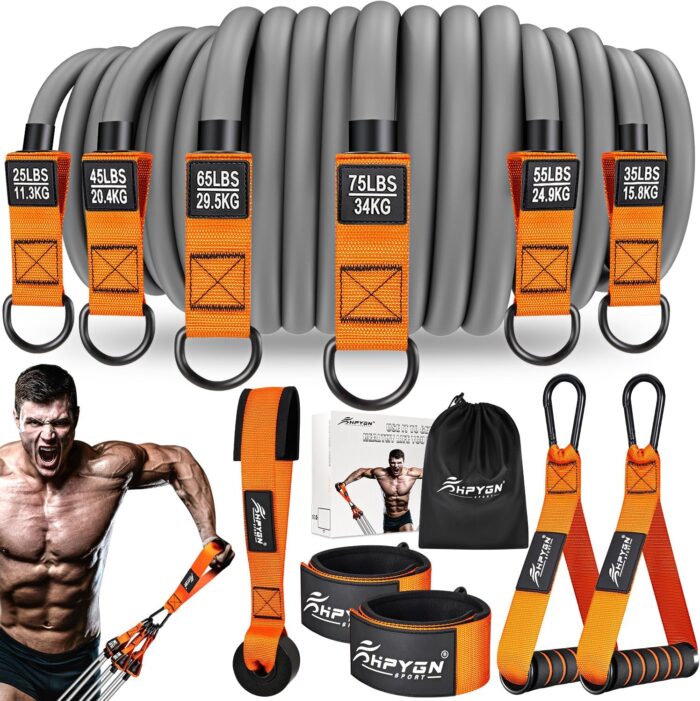 Resistance Bands with Handles - Heavy Duty Fitness Bands for