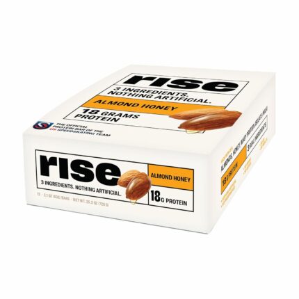 Rise Breakfast Whey Protein Bars Almond Honey, 18g Protein, 2.01 oz
