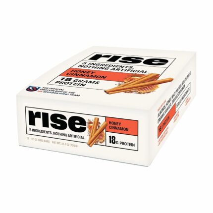 Rise Whey Protein Bars - Honey Cinnamon | Breakfast Bar & Protein