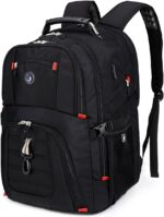 SHRRADOO Extra Large 50L Travel Laptop Backpack with USB Charging