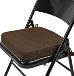 SINOSSO Thickened 2" Memory Foam Folding Chair Cushion 1 Pcs, Square