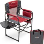 SUNNYFEEL Camping Directors Chair, Heavy Duty,Oversized Portable