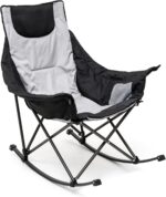 SUNNYFEEL Oversized Rocking Camping Chair, Fully Padded Patio Chair