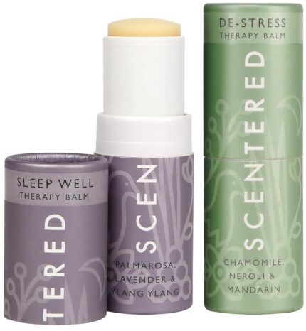 Scentered Aromatherapy Balm Stick Duo for Sleep & Stress-Relief - Roll